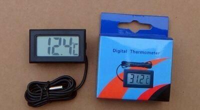 Термометр аквариумный / Гигрометр / Термометр электронный с выносным датчиком температуры - фотография № 7