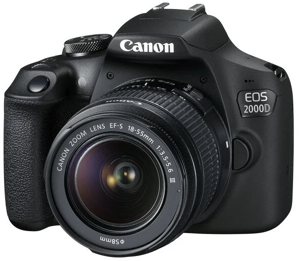 Canon 2000d kit 18-55 черный