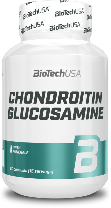 Хондропротектор / BioTechUSA Chondroitin Glucosamine / 60 капсул - нейтральный вкус