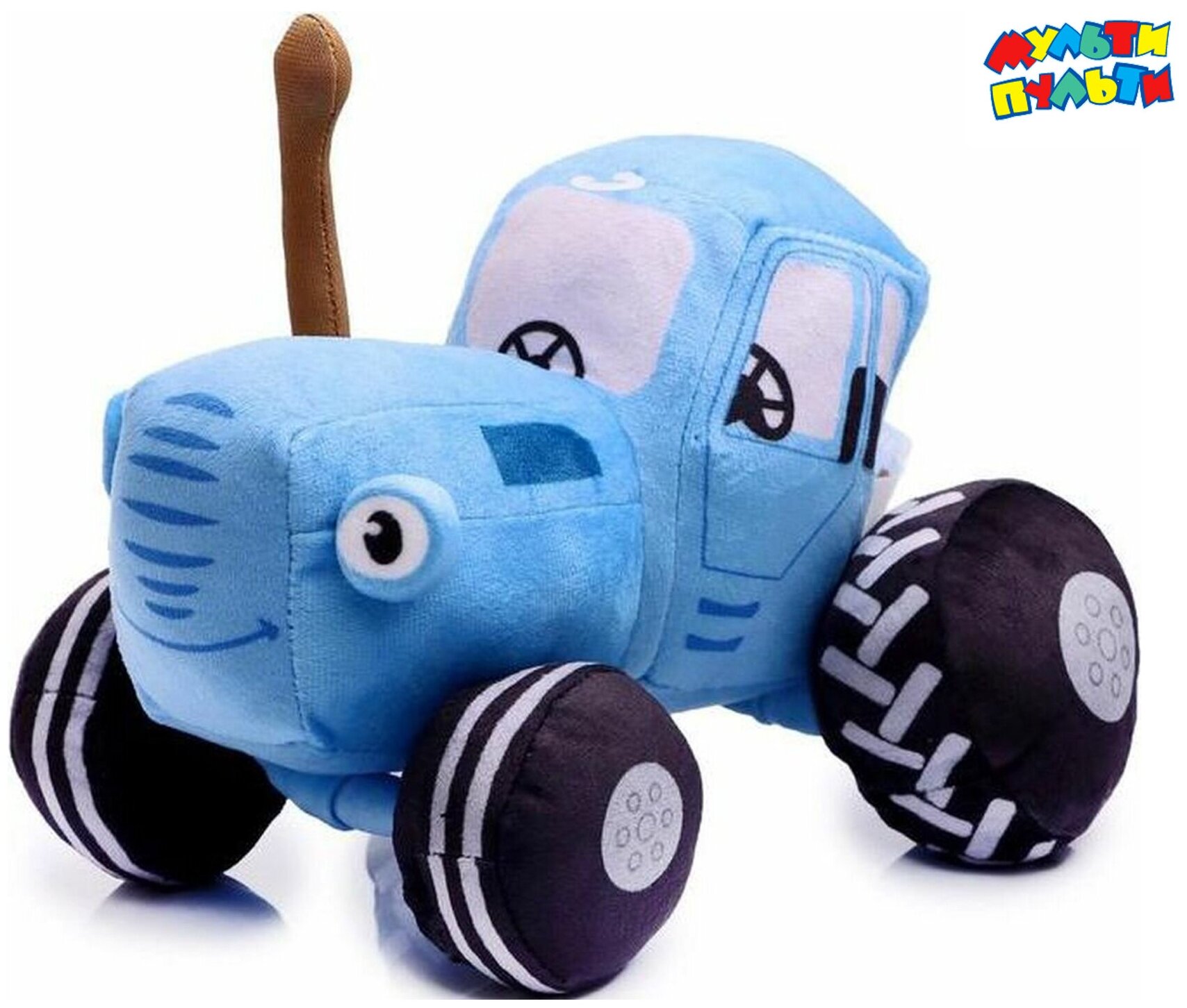 Мягкая игрушка Синий Трактор, музыкальный, 18 см