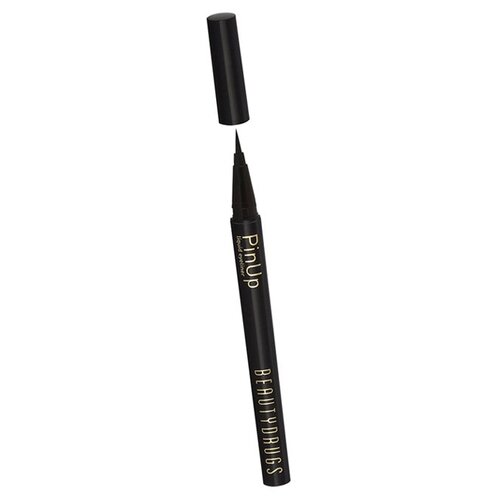 Подводка для глаз Beautydrugs Liquid Eyeliner Pinup т. Black 0,55 мл жидкая подводка лайнер для глаз beautydrugs fast track liquid eyeliner 0 8 мл