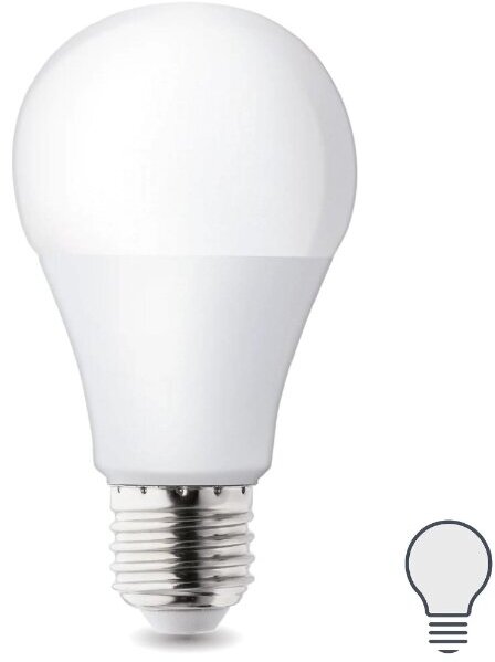 Лампа светодиодная E27 220-240 В 19 Вт груша матовая 2000 лм нейтральный белый свет
