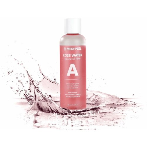 Medi-Peel Ампульный двухфазный тоник с экстрактами розы Rose Water Bio Ampoule Tone