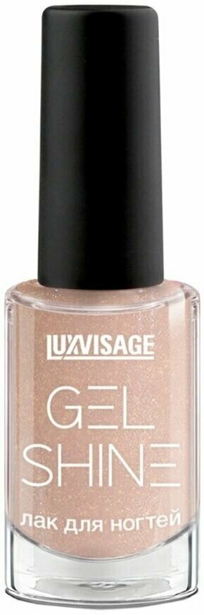 Luxvisage Лак для ногтей GEL SHINE тон 102 Светлый бежевый с шиммером 9г