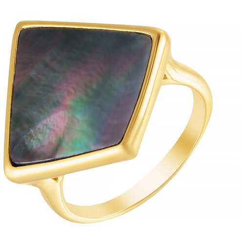 фото Element47 кольцо из серебра 925 пробы с перламутром sr1936-mop_ko_sh_yg, размер 17.5