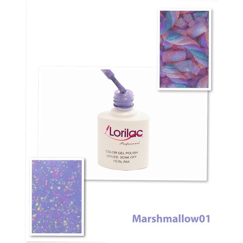 Lorilac Гель-лак Marshmallow, 10 мл, 01 lorilac гель лак marshmallow 10 мл розовый