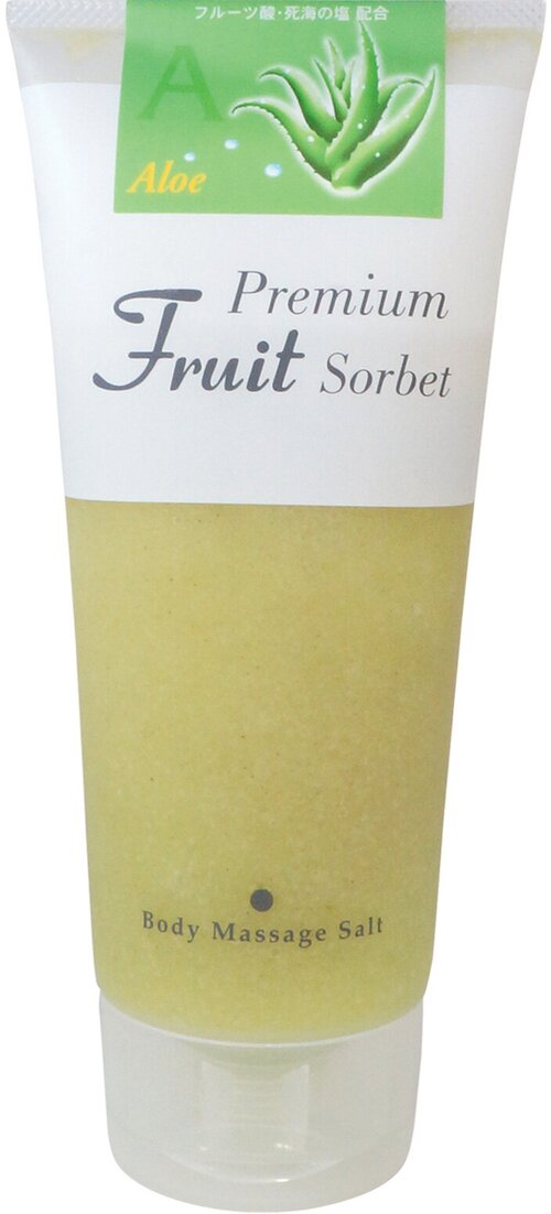Премиальный фруктовый скраб-сорбет для тела на основе соли Cosmepro Premium Fruit Sorbet Body Massage Salt Aloe, 500 г