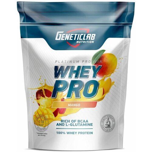 протеин сывороточный geneticlab nutrition whey pro natural 1000 г нейтральный GeneticLab Nutrition Whey PRO (1000г) Апельсин