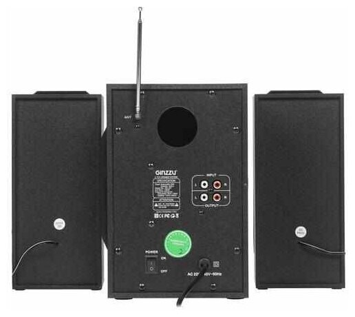 Компьютерная акустика GiNZZU GM-407 Bluetooth черный - фотография № 10