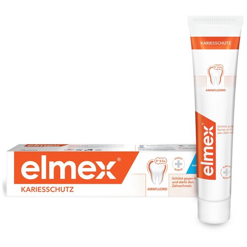 Elmex Зубная паста Защита от кариеса Элмекс Anti-Caries, 2 шт по 75 мл