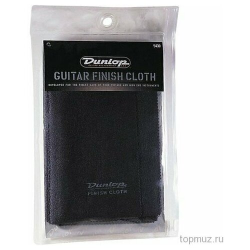 DUNLOP 5430 Guitar Finish Cloth салфетка для полировки деки dunlop he92 салфетка для полировки серебра большая