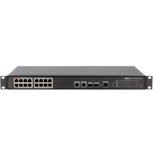 коммутатор eltex mes2408pl 8x10 100 1000 base t poe poe 2x10 100 1000 base t 1000base x sfp 220v ac бюджет poe 65вт PoE оборудование Dahua DH-PFS4218-16ET-190