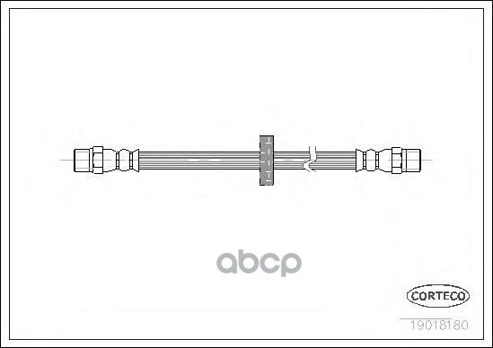 Шланг Тормозной Audi: 100 1.6/1.9/2.0/2.0 D/2.1 76-82, 100 2.4 D 82-91, 100 2.0/2.0 E/2.0 E 16V/2.0 E 16V Quattro/2.0 E Quatt.