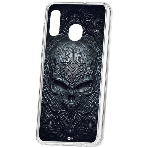 фото Чехол на самcунг а30 kruche print череп техно кruче