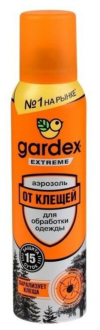 Extreme Аэрозоль от клещей 150 мл GARDEX Х Decathlon