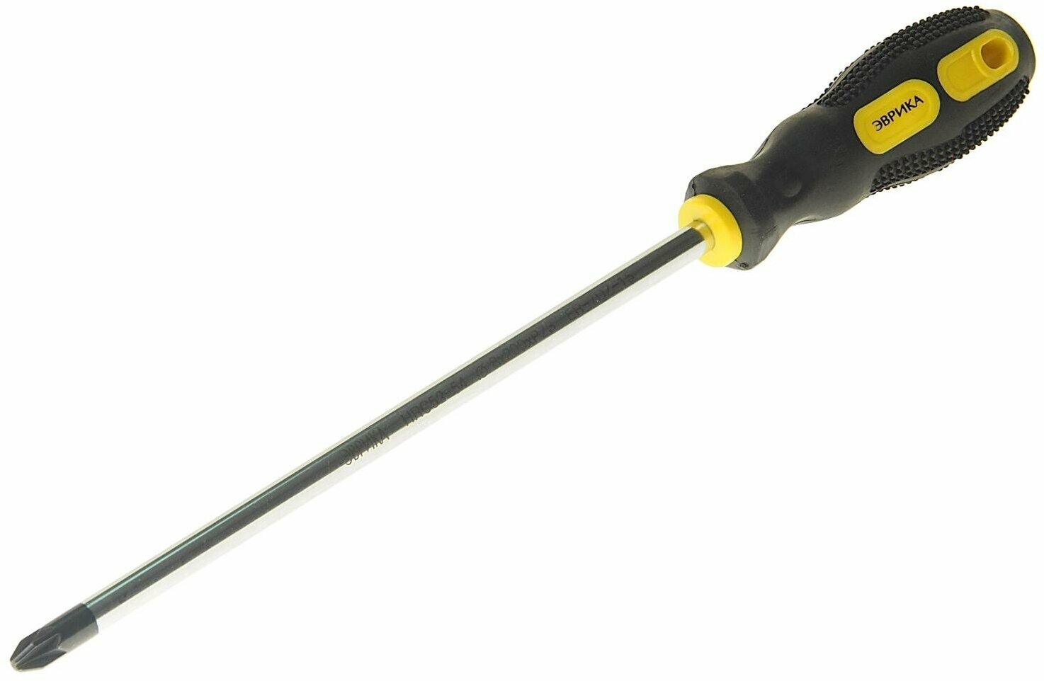 Отвертка крестовая PZ3х200мм d 8мм магнитна эврика