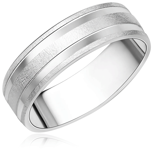 фото Обручальное кольцо из белого золота 65020662 бронницкий ювелир
