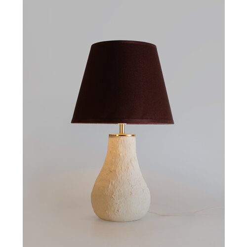 Настольная лампа с абажуром античная, светильник для спальни, бордовый цвет