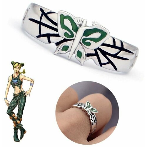 фото Кольцо плетеное, безразмерное, серебряный jojo