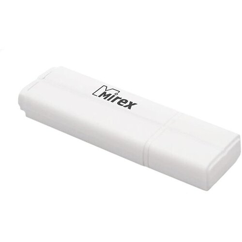 Флешка Mirex LINE WHITE, 16 Гб, USB2.0, чт до 25 Мб/с, зап до 15 Мб/с, белая