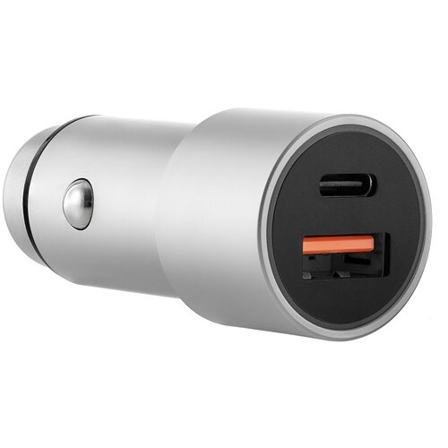 АЗУ uBear Ride 20W Max Car Charger (Цвет: Gray) зарядное устройство vention 2 port usb a c wall charger 18w 20w eu plug white