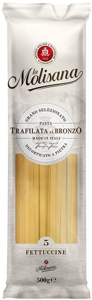 Макаронные изделия La Molisana Fettuccine Лапша длинная из твердых сортов пшеницы № 5, 500г