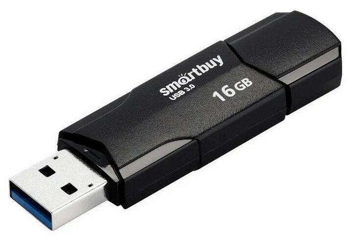 Комплект 4  Флеш-диск 16GB SMARTBUY Clue USB 20 черный SB16GBCLU-K