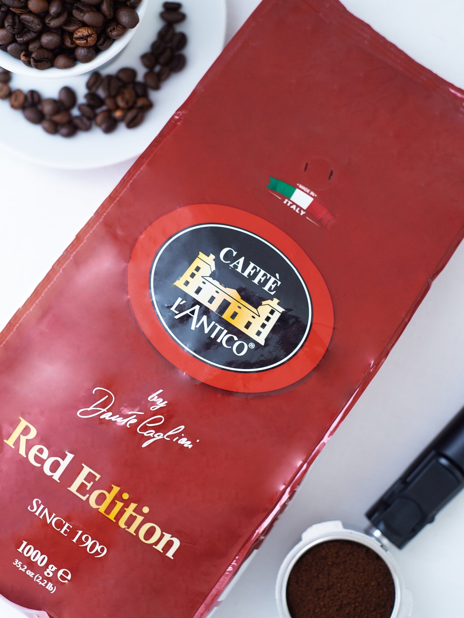 Кофе в зернах Caffe Lantico Rosso, 1 кг - фото №2
