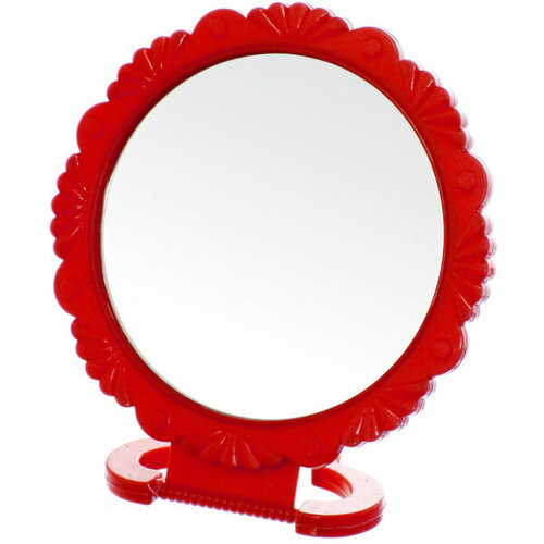 Зеркало настольное в пластиковой оправе «Резная окантовка» круг, подвесное d-15см (Стикер на минивложение 10шт) зеркало косметич d 15см хром 2 х ст 1 x2 310833 рыжий кот