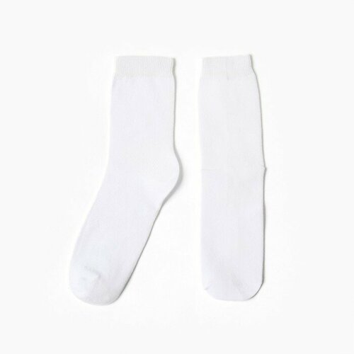 Носки HOBBY LINE, размер 37/38, белый носки rusocks белый салатовый 37 38 размер