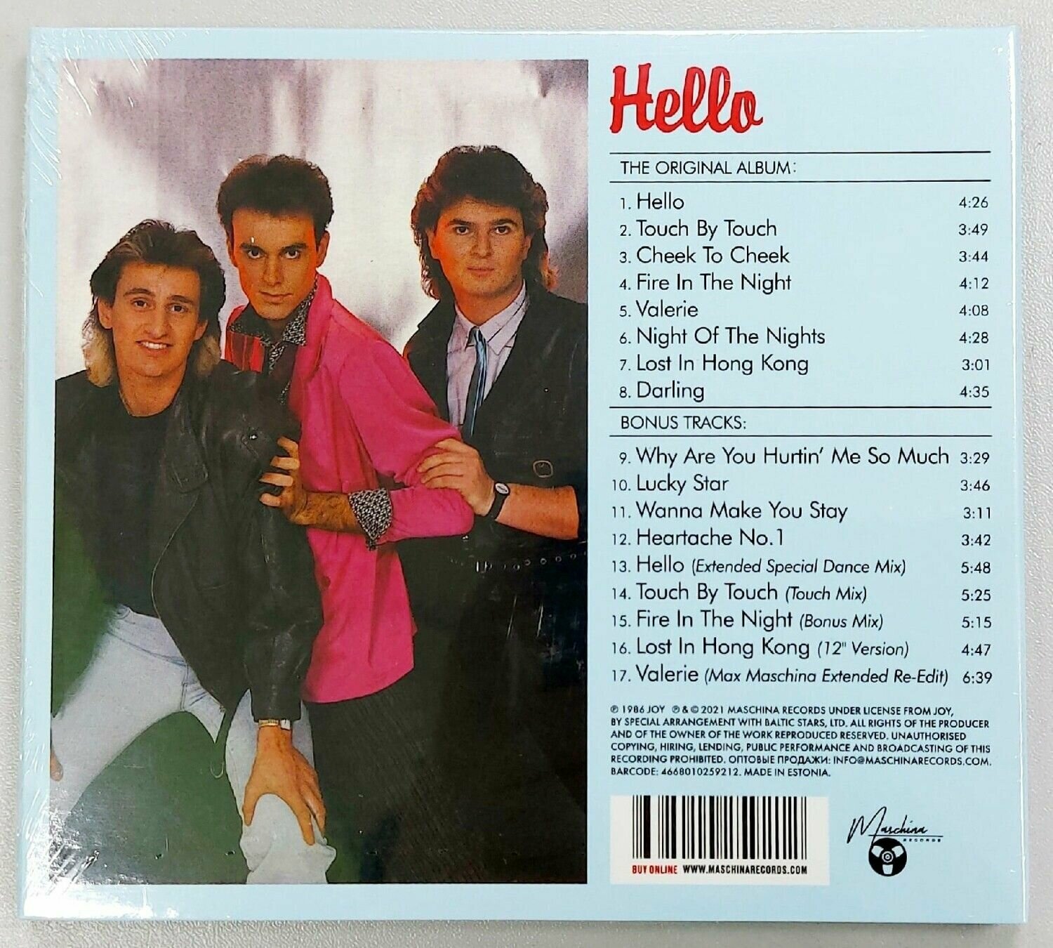 CD Joy - "Hello" (1986/2021) Deluxe Expanded Edition