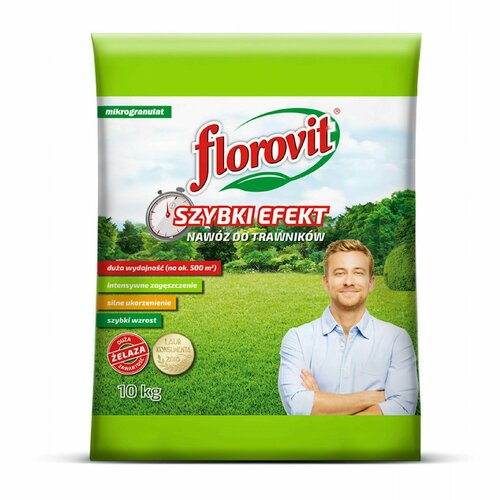 Florovit быстрого действия для газона 10 кг удобрение газонное 3 кг