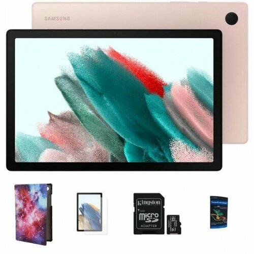 Samsung Galaxy Tab A8 LTE SM-X205 332Gb Pink Gold Unisoc Tiger T618 20 GHz3072Mb32GbLTEWi-FiBluetoothCam1051920x1200Android 2250300₽