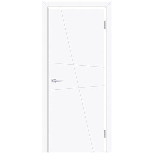 Дверь Smalta-Line 02 эмаль, Белый Ral9003 глухая 800*2000
