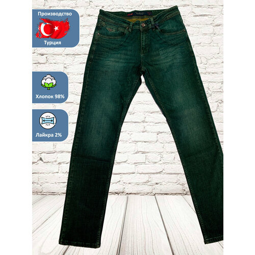 Джинсы TELLO JNS, размер W38 L34, зеленый