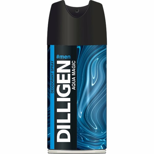 Дезодорант-спрей мужской Dilligen Aqua Magic, 150мл