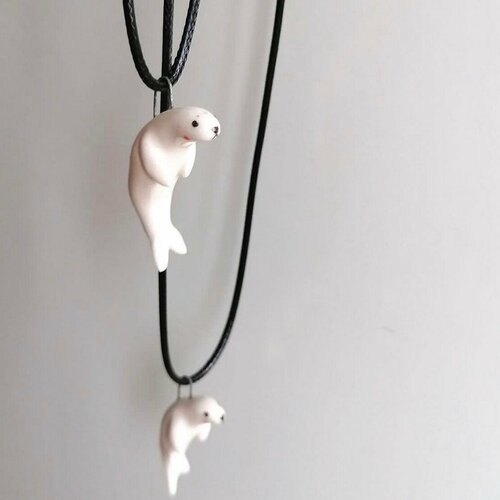 Колье, белый