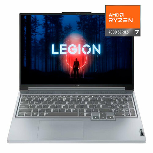 Ноутбук Lenovo Legion slim 5 Ryzen 7 16 GB / SSD 512 / RTX 4050 6GB / DOS / 82Y9001JRK игровой компьютер amd ryzen 5 2600 geforce gtx 1660 6gb 8gb ssd 512 gb