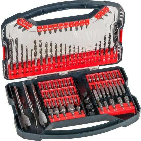 Набор бит сверл головок Kwb 109110 101 предмет кейс