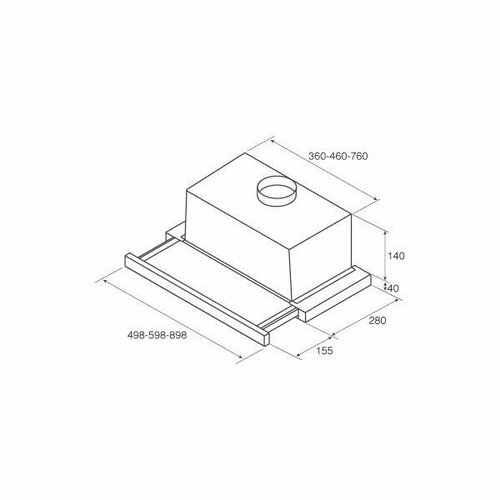 Вытяжка JET AIR AURORA LXCRF50 50000000₽