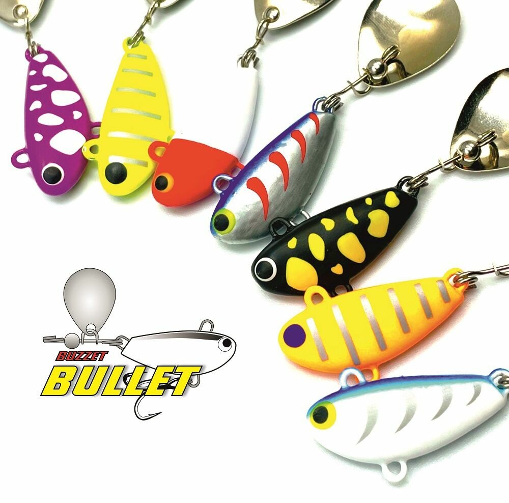 Набор для рыбалки Тейл-Спиннеры Uf-Studio Buzzet Bullet 15g #Acid (2 шт.) — фото 1