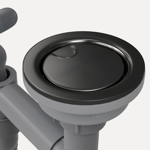 Изображение товара Выпуск для кухонной мойки Reflexion Part RX9003BL, оружейная сталь