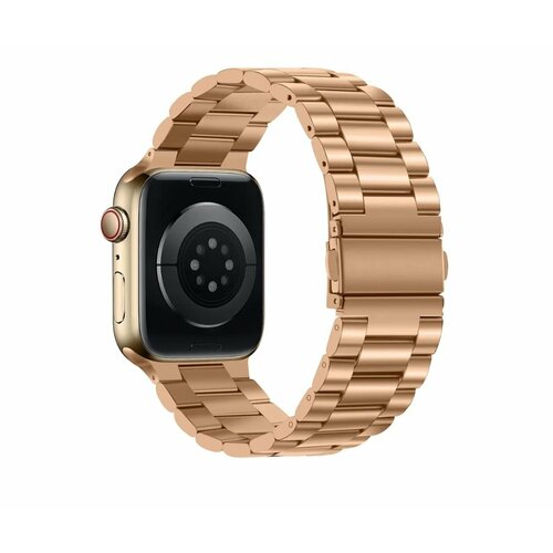 Стальной ремешок для Apple Watch 42444549 ммСтальной браслет для Apple Watch 1-10SEUltra Розовое золото 1159₽