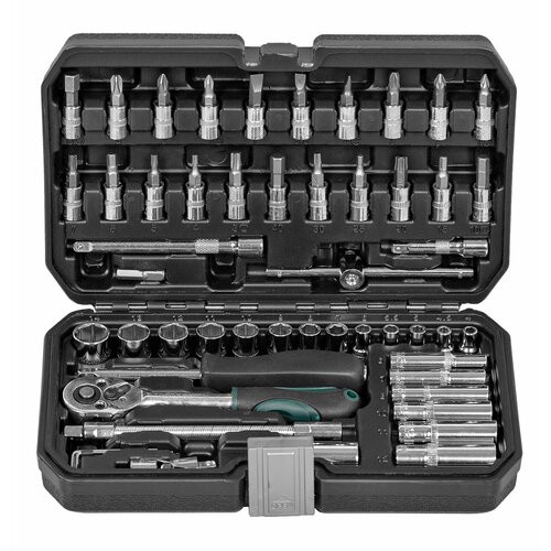Набор инструментов 53 предмета для авто для мастерской головки биты авто инструменты в кейсе 2120₽