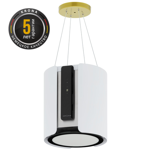 Вытяжка кухонная островная KRONA VANDA ISOLA 350 WHITE S 34990₽