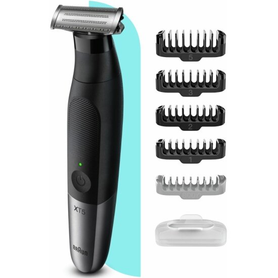 Триммер Braun XT5100, для бороды и усов, с насадками, 3 в 1 — фото 1