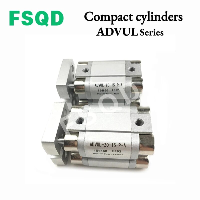 Пневматический цилиндр ADVUL ADVUL-20-20-P-A, Stroke 100 mm-P-A, ADVUL50-