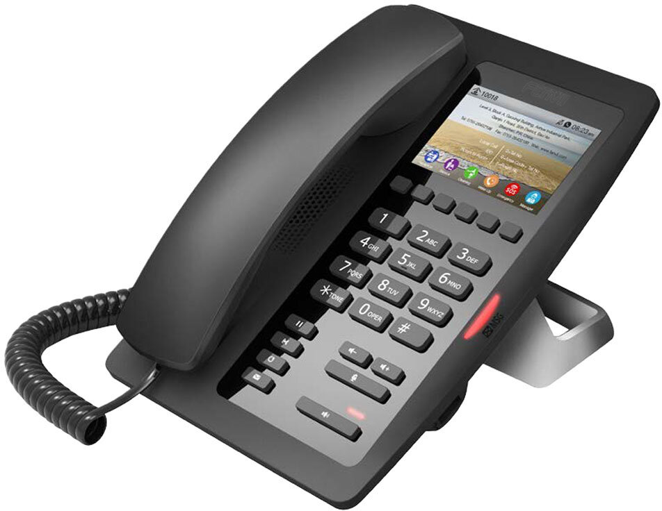 Телефон IP Fanvil H5 черный H5 черный .