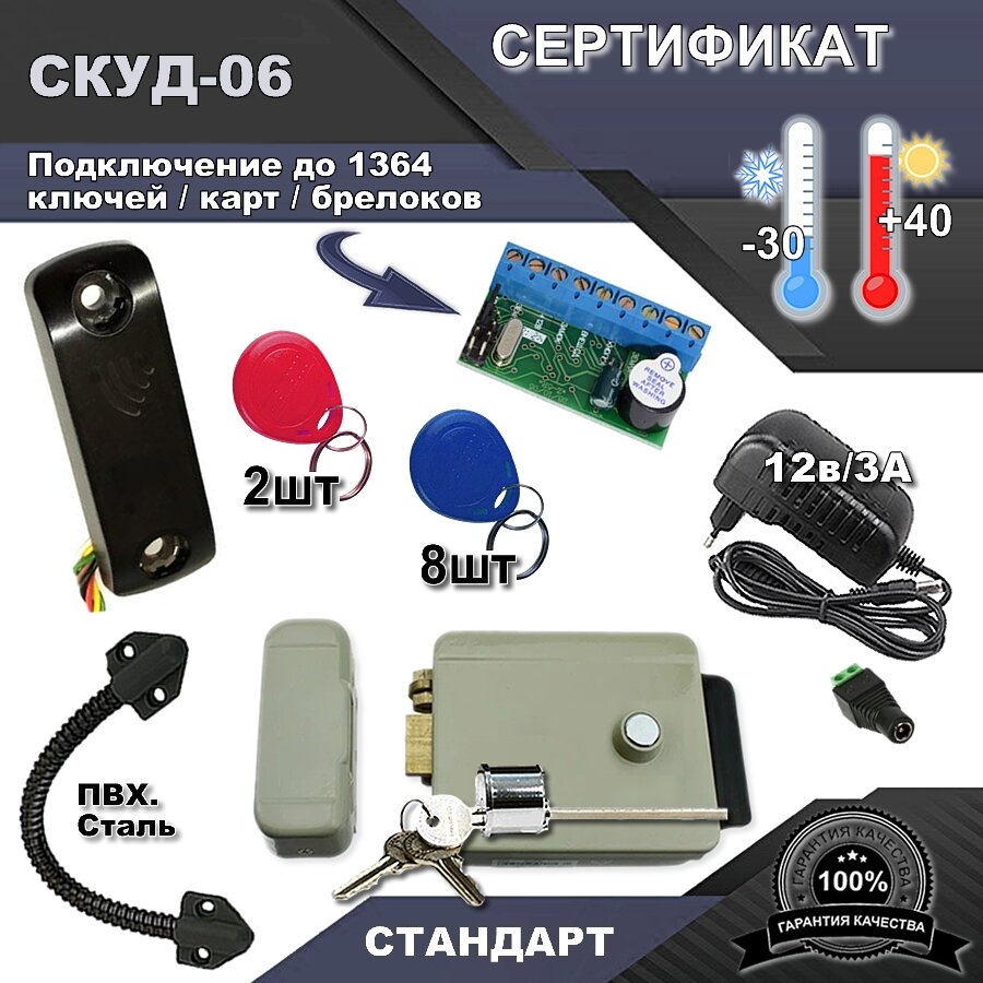 СКУД-06 комплект доступа и управления замком