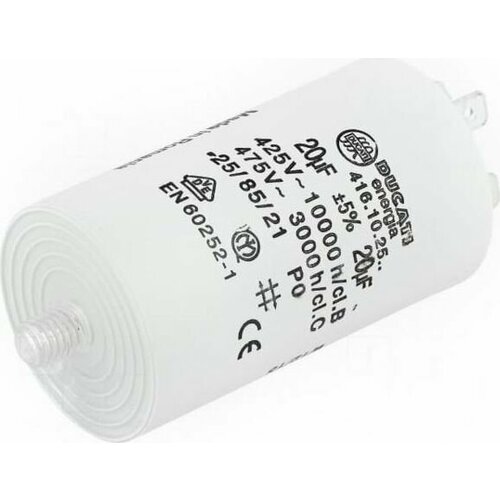 Конденсатор DUCATI ENERGIA 4.16.10.25.64 Конденсатор для двигателей фазосдвигающий 20мкФ 425VAC 5П 1шт